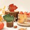 3PCS Fall Maple Leaf Wooden Table Signs – Rustic Thankful Grateful Blessed Thanksgiving Tiered Tray Decor for Autumn Home, Office, School & Farmhouse Centerpieces